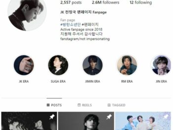 2.6M BTS Fan Instagram Account for sale