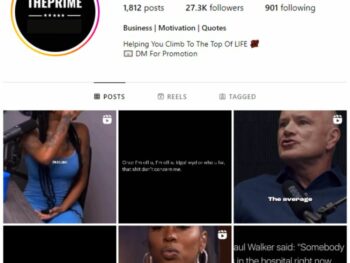 25K Entrepreneur Success Instagram Account for sale