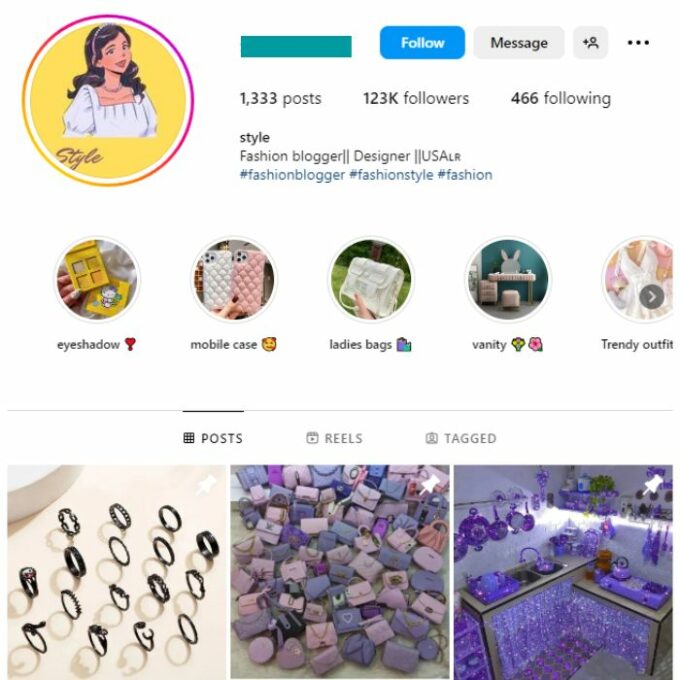 120K Makeup Fashion Instagram Account for sale