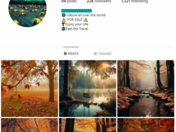 22K Travel Photos Instagram Account for sale