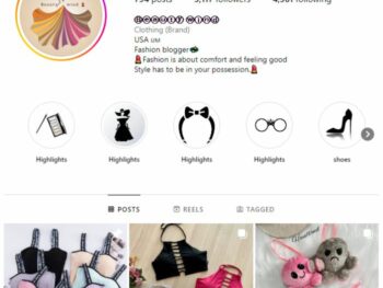3K Fashion Beauty Instagram Account for sale