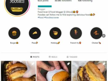 50K Fast Food Burgers Instagram Account for sale