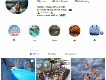 80K Travel Explore Instagram Account for sale