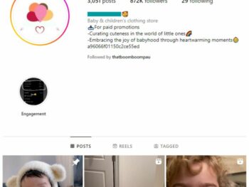 870K Kids Babies Instagram Account for sale