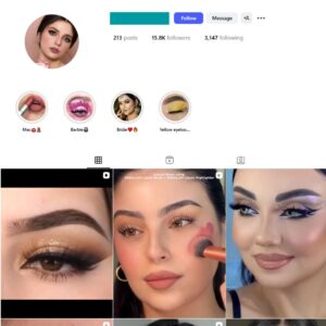 15K Eyelashes Makeup Instagram Account for Sale