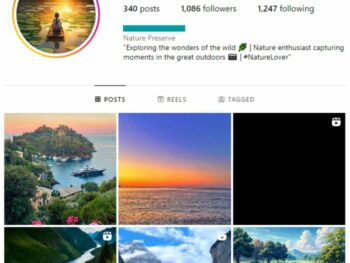 1K Nature Greenery Instagram Account for sale