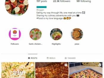 20K Cooking Food Instagram Account for sale