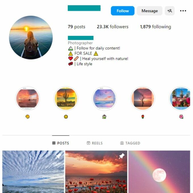 23K Beautiful Destinations Instagram Account for sale