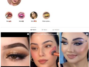23K Eyelashes Makeup Instagram Account for Sale