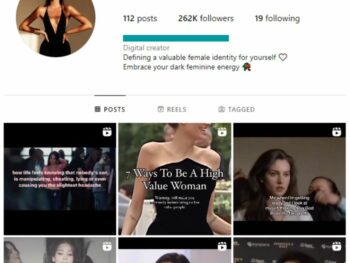 260K Women Entrepreneur Instagram Account for sale