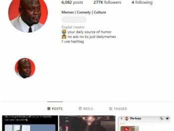 270K Memes Instagram Account for sale