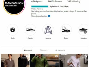 340K Lifestyle Fashion Instagram Account for sale