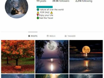 39K Travel Explore Instagram Account for sale