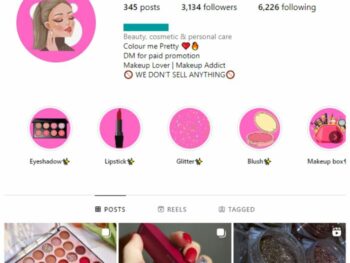 3K Beauty Makeup Instagram Account for sale