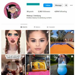 3K Satisfying Makeup Instagram Account for sale