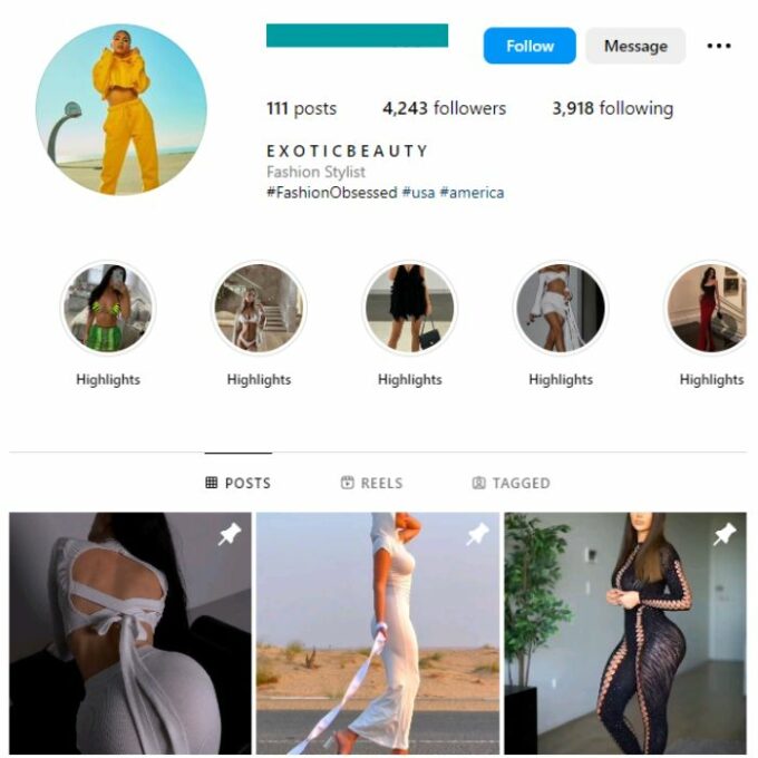 4K Babes Models Instagram Account for sale