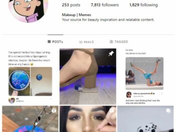 7K Makeup Memes Instagram Account for sale