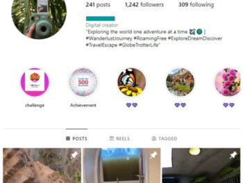 1K Adventure Explore Instagram Account for sale