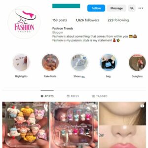 1K Women's Fashion Instagram Account for sale