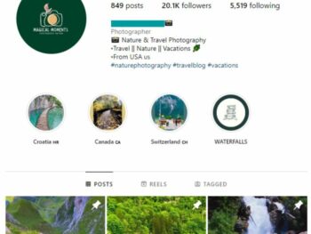 20K Nature Greenery Instagram Account for sale