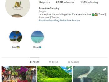 25K Travel Nature Instagram Account for sale