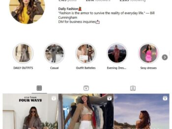 280K Women's Fashion Instagram Account for sale