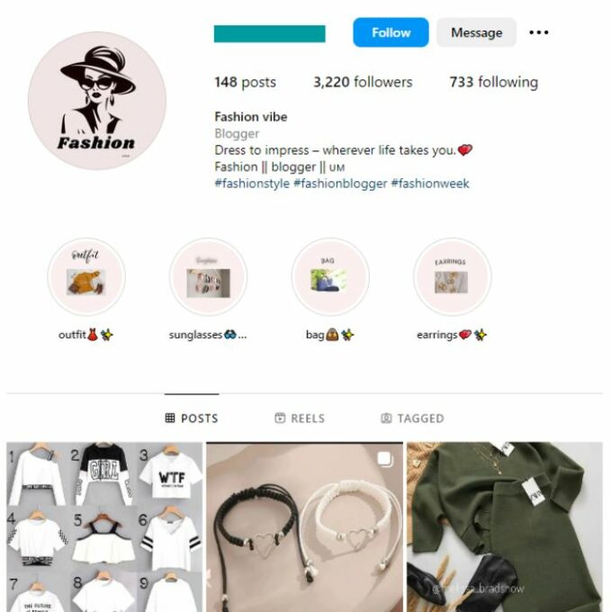 3K Girl's Fashion Dresses Instagram Account for sale