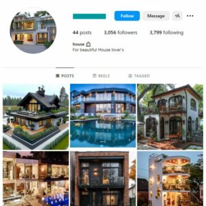 3K Millionaire Mansions Instagram Account for sale