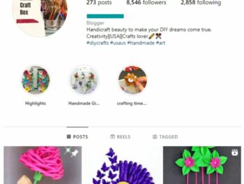 8K Art Handicraft Instagram Account for sale