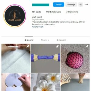 90K Art and Craft Instagram Account for sale