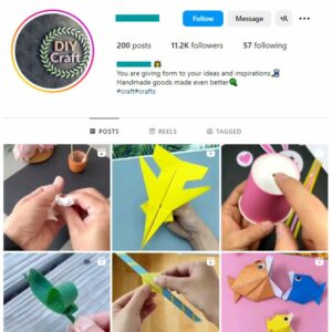 11K Crafts DIY Instagram Account for sale