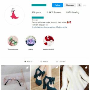 12K Fashion Beauty Instagram Account for sale