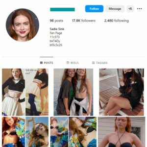 17K American Actress Fan Instagram Account for sale