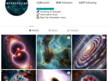 180K Stars Space Instagram Account for sale