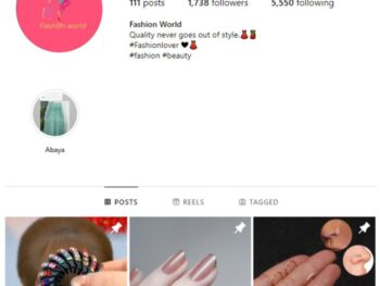 1K Beauty Fashion Instagram Account for sale