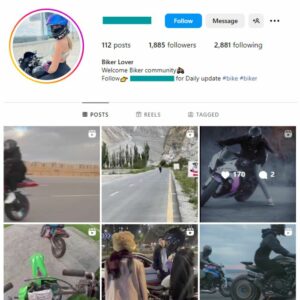 1K Bikes Motorcycles Instagram Account for sale