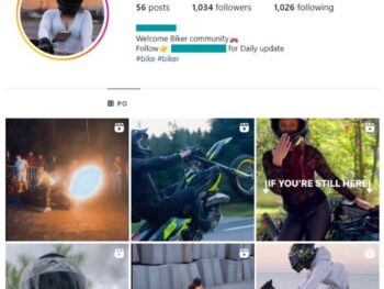 1K Bikes Motorcycles Instagram Account for sale