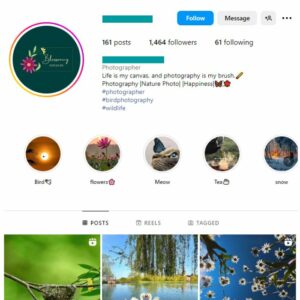 1K Birds Nature Instagram Account for sale