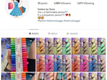 1K Nails Fashion Instagram Account for sale