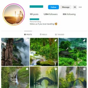 1K Travel Adventure Instagram Account for sale