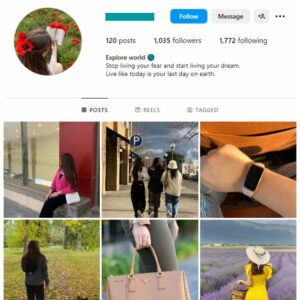 1K Travel Destinations Instagram Account for sale