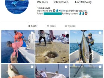 20K Fishing Adventure Instagram Account for sale