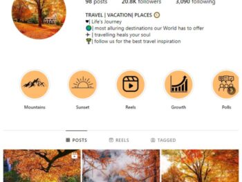 20K Nature Trees Instagram Account for sale