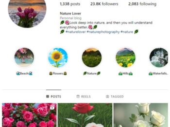 23K Flowers Nature Instagram Account for sale