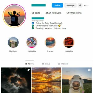 24K Travel Nature Instagram Account for sale