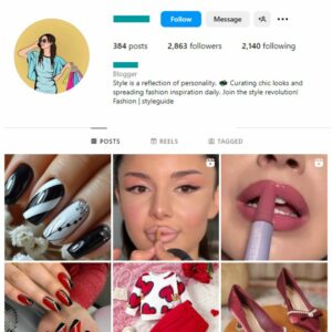 2K Fashion Makeup Instagram Account for sale