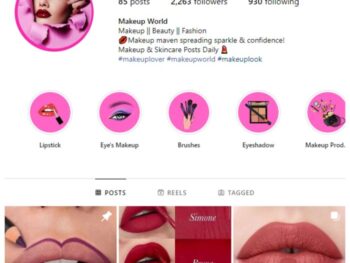 2K Women's Makeup Instagram Account for sale