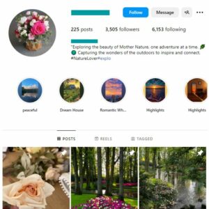 3K Flowers Photography Instagram Account for sale