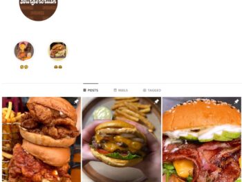40K Burgers Fast Food Instagram Account for Sale