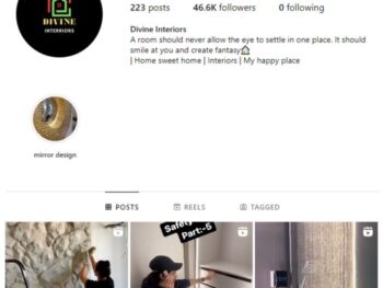 45K Home Interior Decor Instagram Account for sale